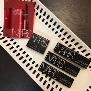 NARS minis - 3 lip pencils, orgasm blush, mascara